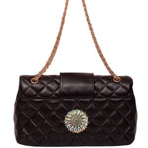 Prism Crystal Round Brooch Concho Handmade Magnetic Bag Charm